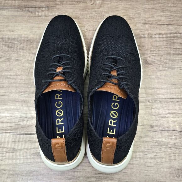 Cole Haan 2.ZERØGRAND Stichlite Men's Size 12M Black Oxford Dress Shoes (C27568) - Picture 5 of 9